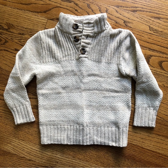 Cat & Jack Oatmeal Heavy Sweater - Picture 1 of 5